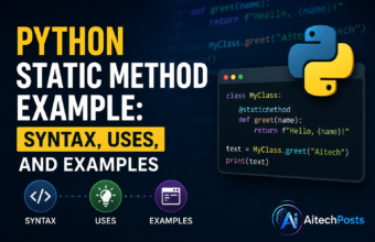 Python static method example
